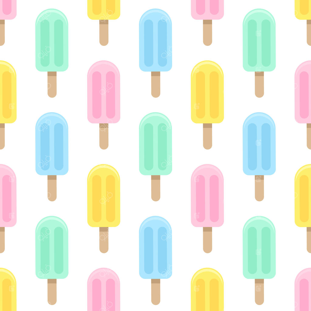 پترن یکپارچه بستنی یخی پاستلی