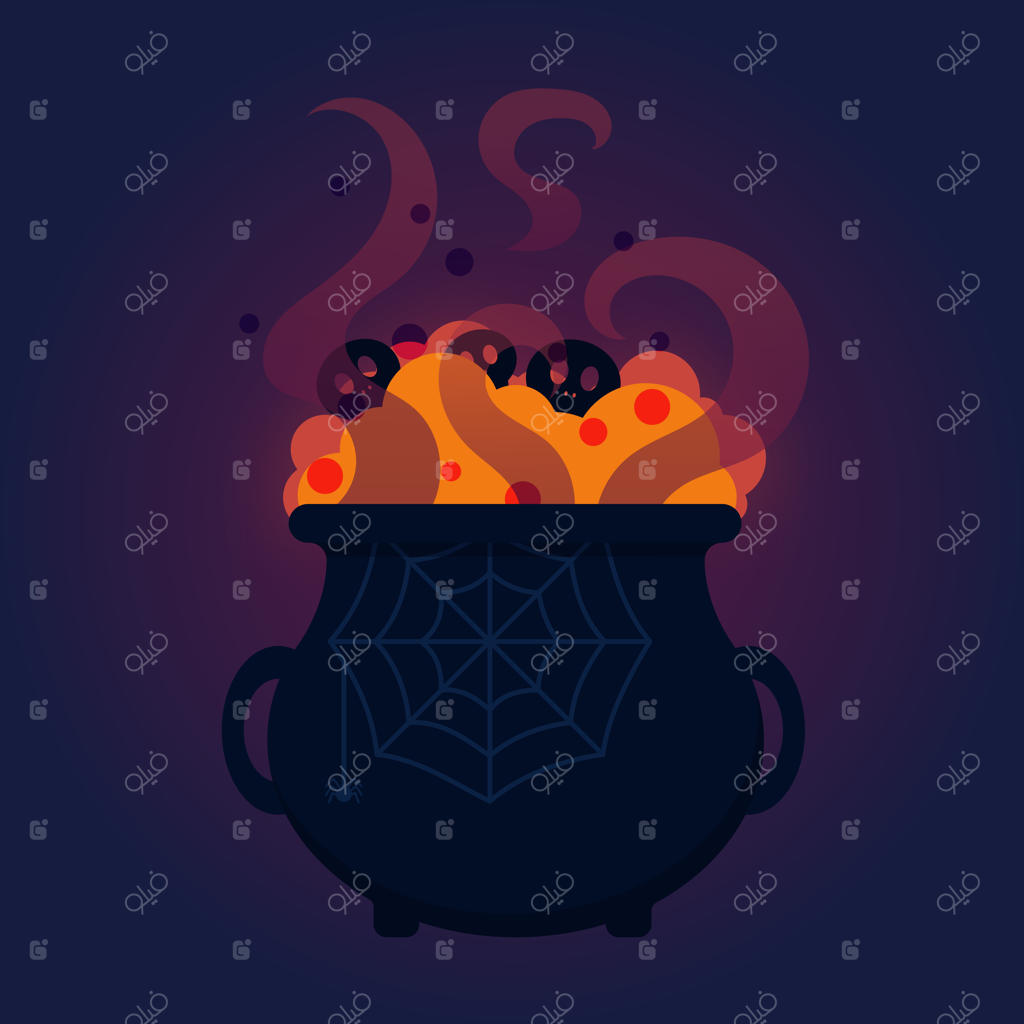 طرح دیگ هالووین