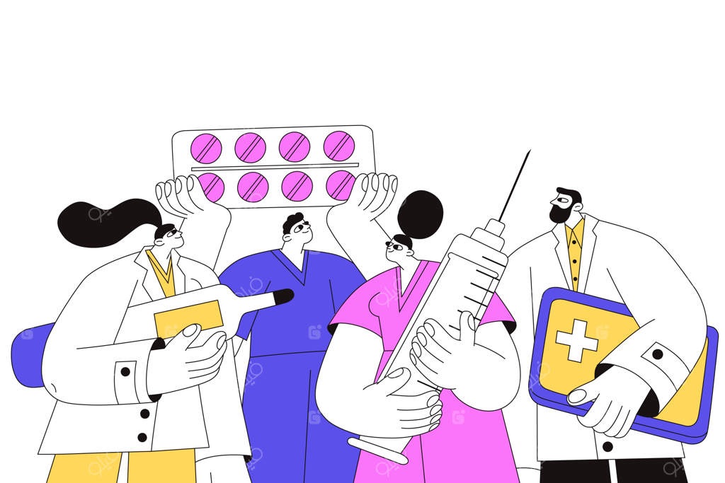 پس‌زمینه سلامت با طرح دستی