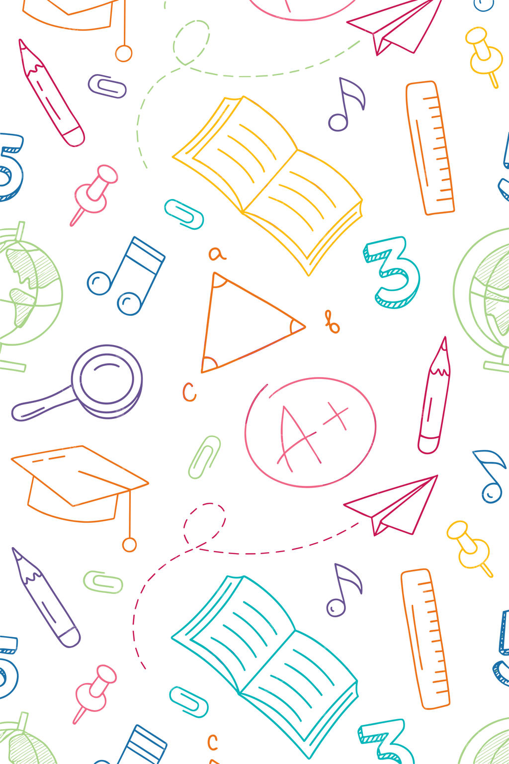 لوازم ضروری و رنگارنگ کلاس درس برای بازگشت به مدرسه