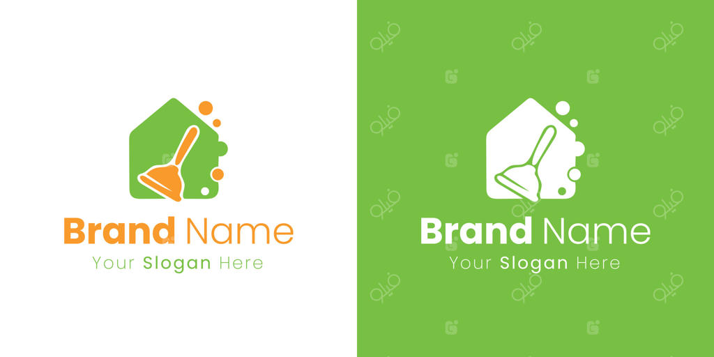 طراحی لوگوی خدمات نظافت درخشان برای محیطی بکر و تمیز