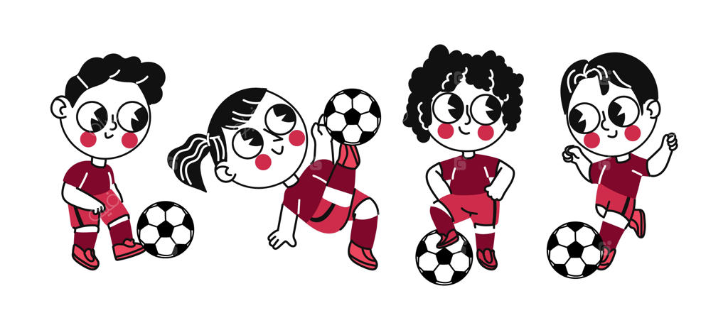 بازیکنان کارتونی فوتبال