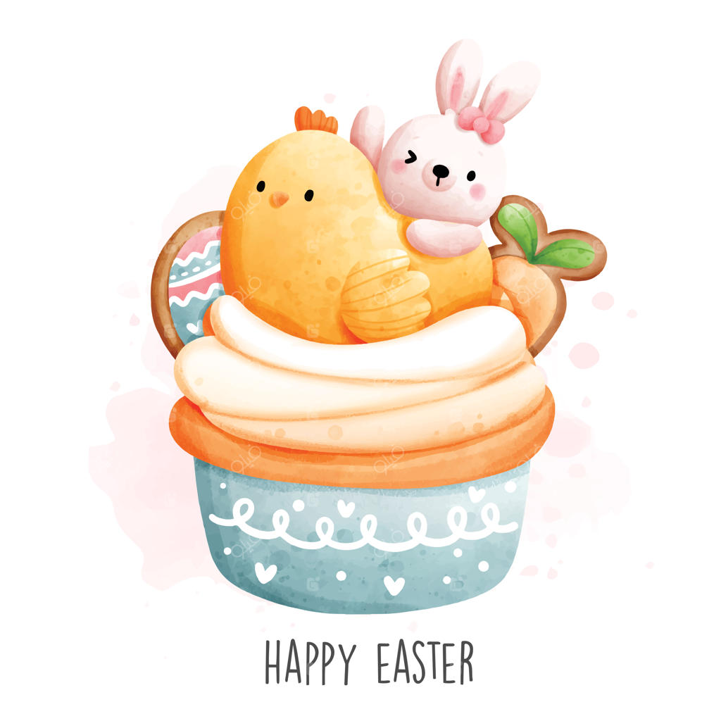 تصویر وکتور از برچسب‌های آلبوم خرگوش بچه‌گانه