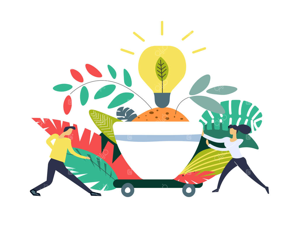 زمین ذخیره شده در کانتینر و لامپ الکتریکی