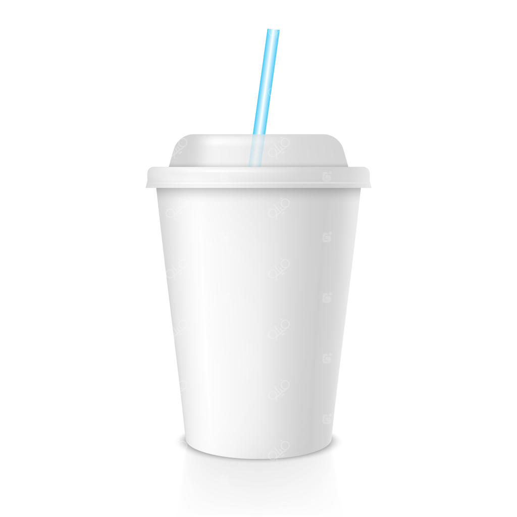لیوان یکبار مصرف قهوه یا آبمیوه: لیوان سفید و ساده برای نوشیدنی های بیرون بر