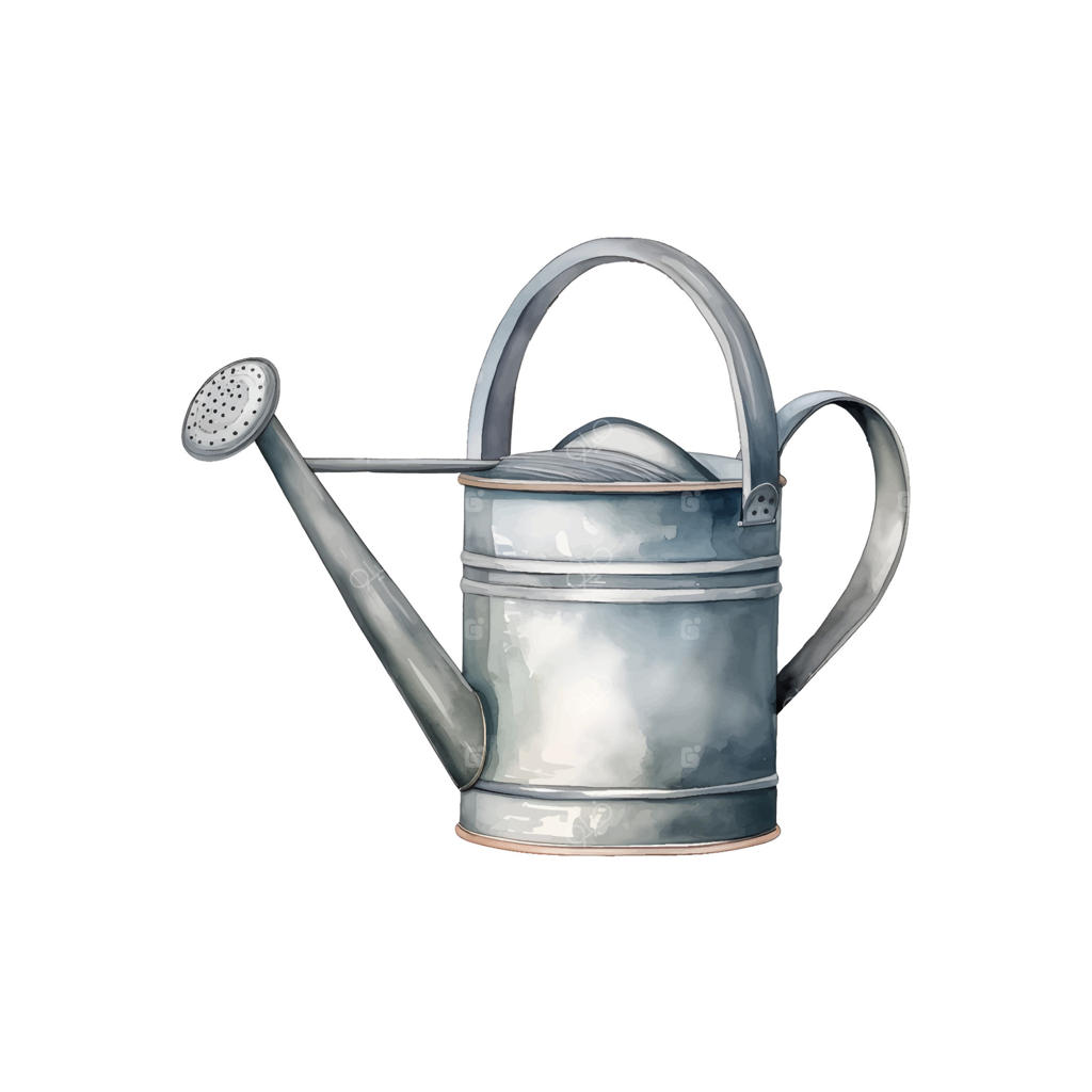 آبپاش فلزی باغچه با طرح آبرنگی