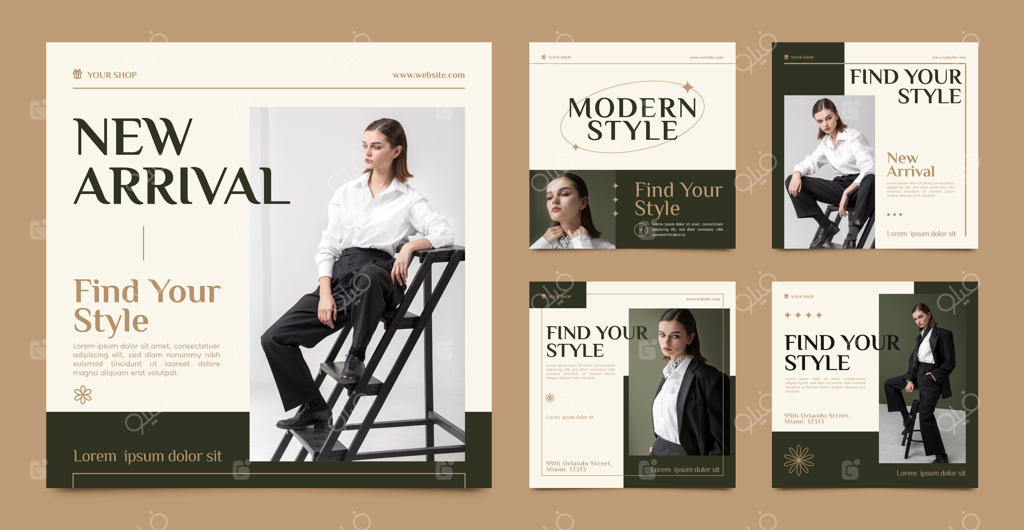 طراحی قالب برای بوتیک مد