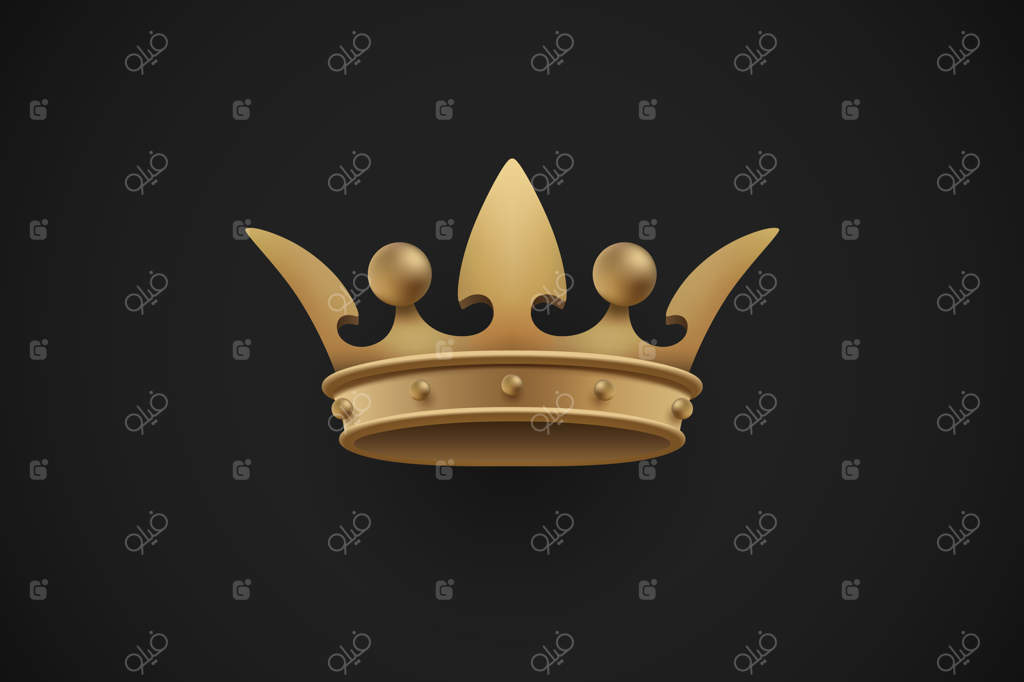 تاج سلطنتی طلایی