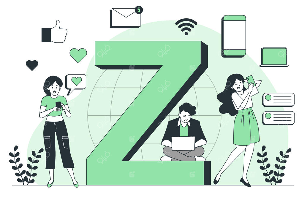 تصویرسازی مفهومی نسل زد