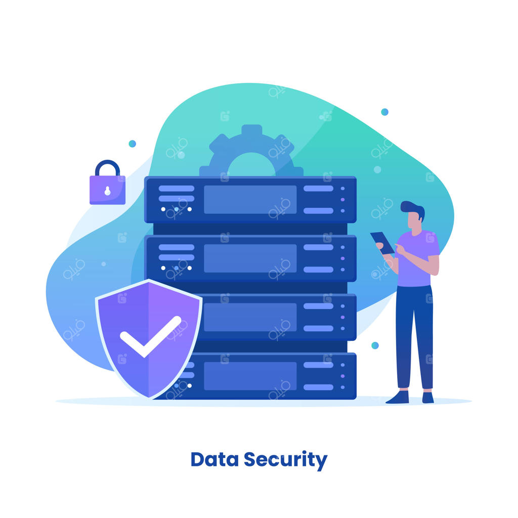 طراحی تخت مفهوم حفاظت از داده‌ها
