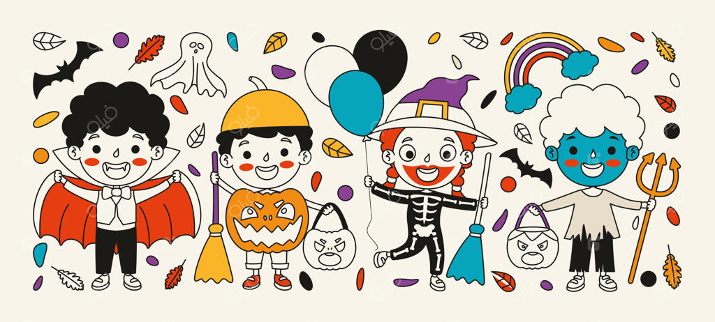 هنر خطی کارتونی دستی