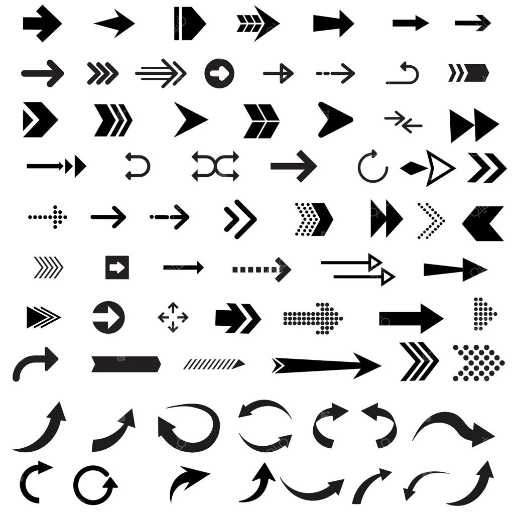 مجموعه آیکون و وکتور فلش و نشانگر