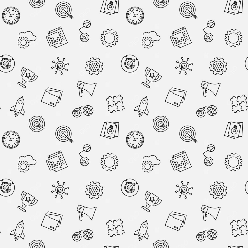 پترن وکتور بدون درز با طرح مینیمال استارتاپ