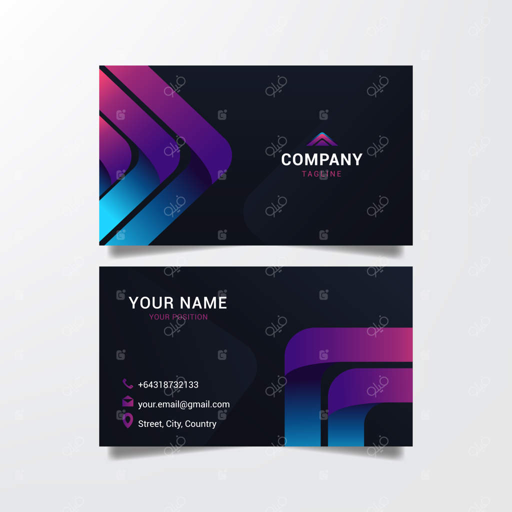 کارت ویزیت مدرن و ساده