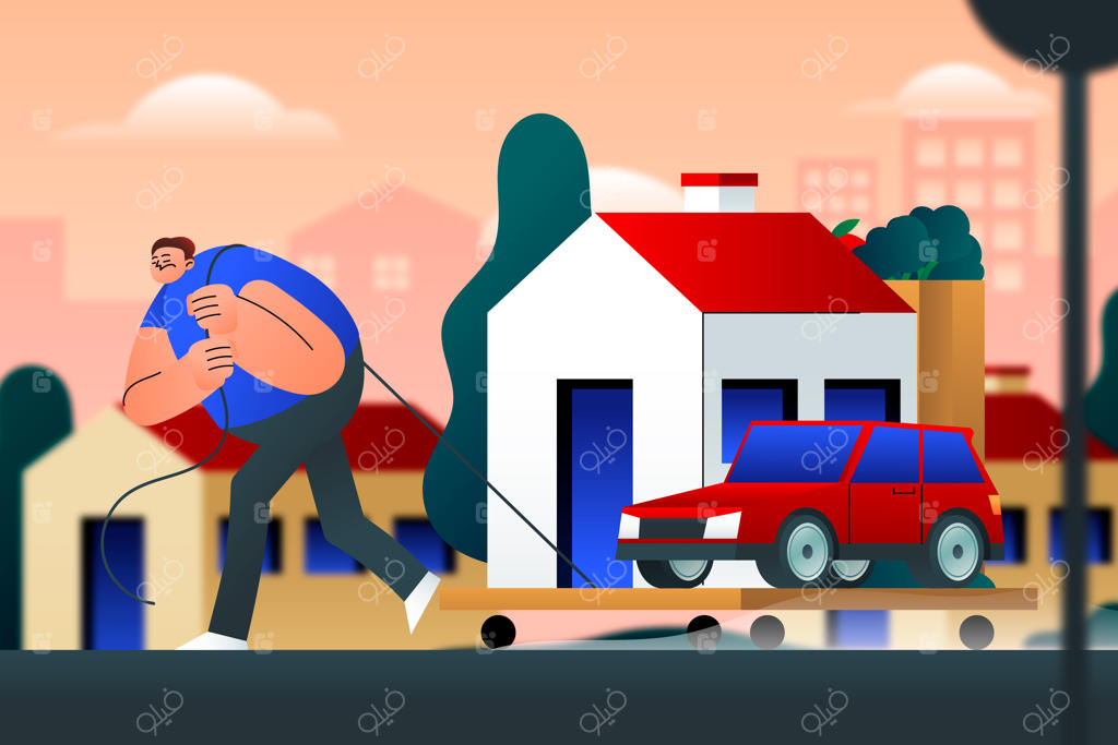 تصویرسازی تدریجی هزینه زندگی