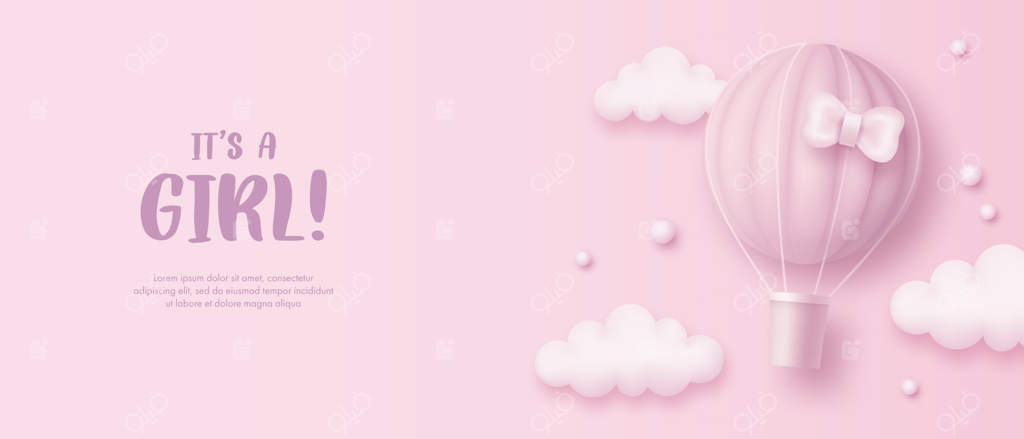 پترن جشن سیسمونی برای نوزاد دختر