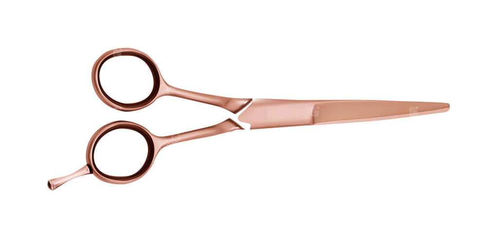 ابزار کوتاهی مو - قیچی آرایشگری در پس‌زمینه سفید