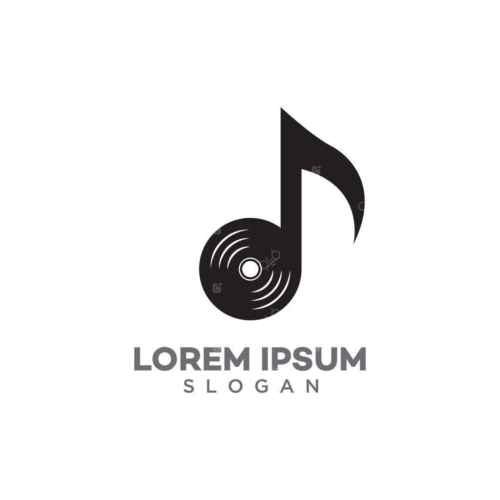 قالب طراحی لوگوی موسیقی