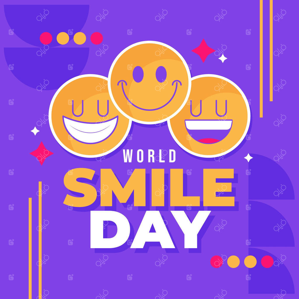 تصویری از روز جهانی لبخند در دنیای صاف