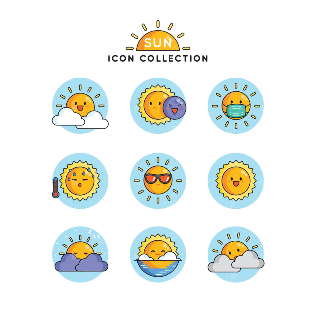 حالات گوناگون خورشید