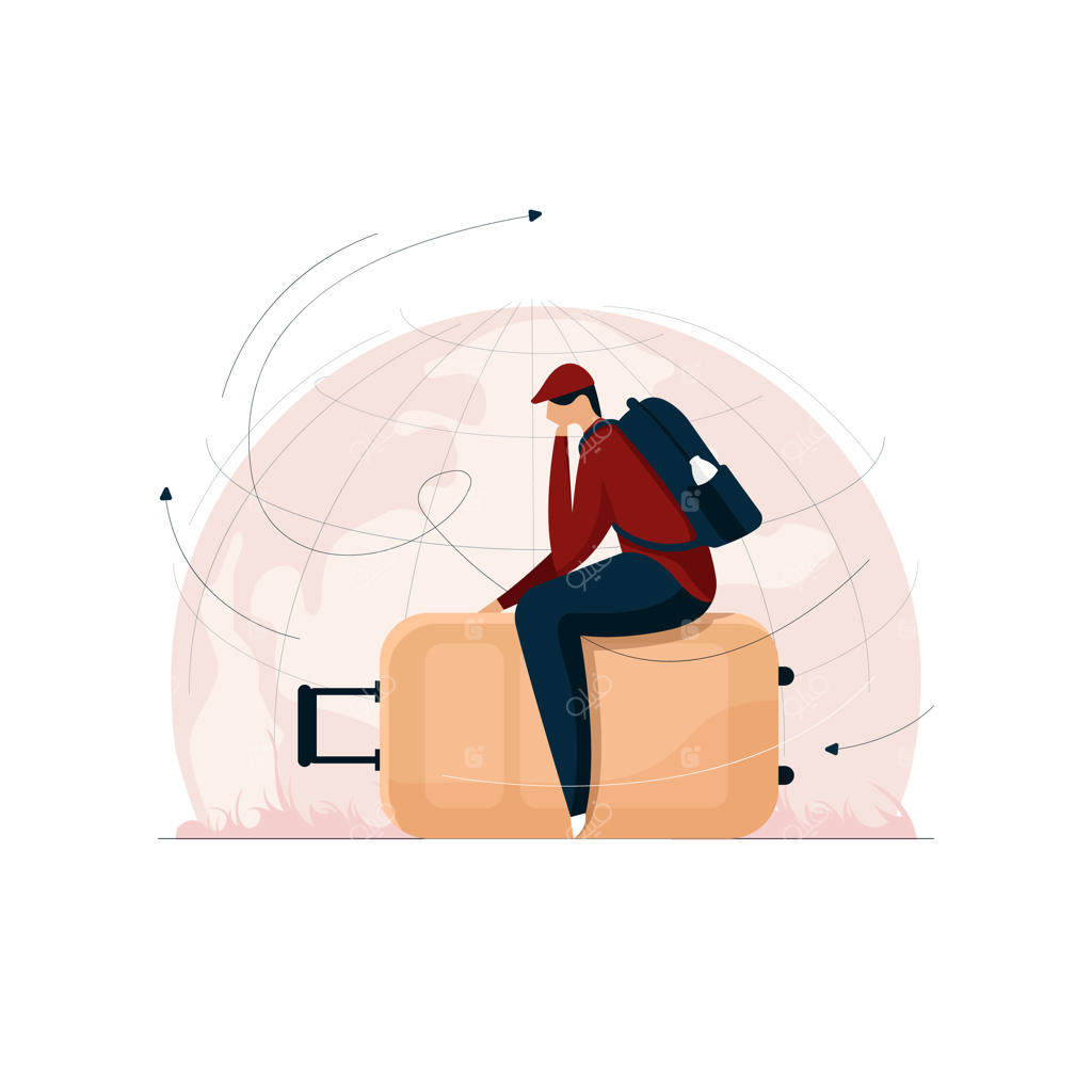 مفهوم انتظار مسافران برای سفر