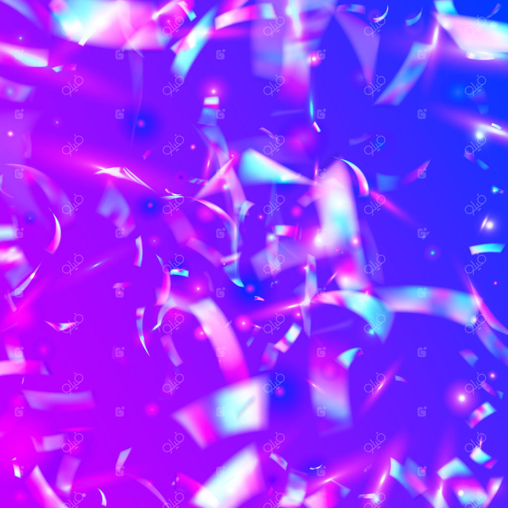 ریزش ریسه‌های کارناوال با افکت بوکه و طراحی لیزری مدرن