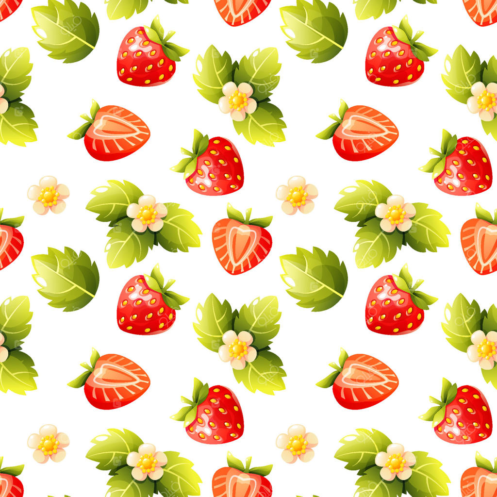 طرح توت‌فرنگی پرجنب‌وجوش برای طراحی‌های خلاقانه وکتور حرفه‌ای