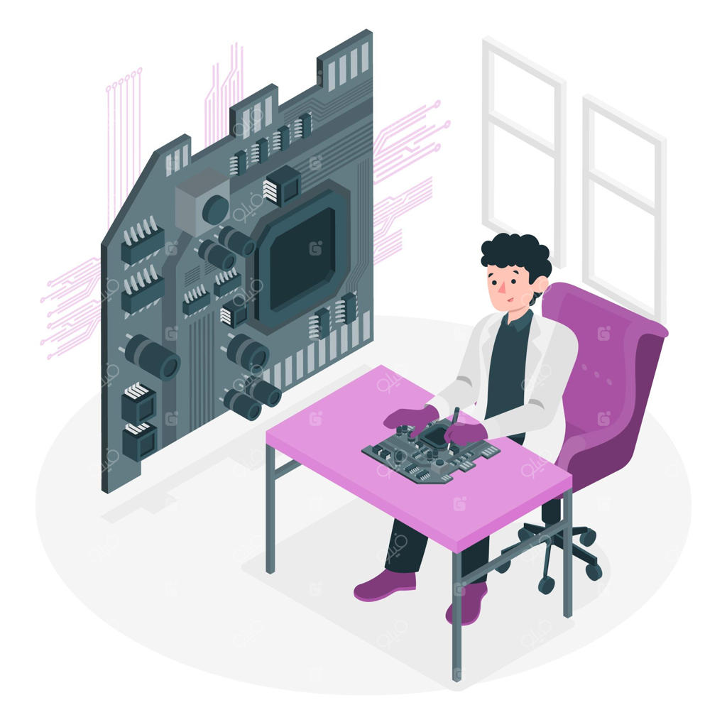 تصویرسازی مفهومی برد مدار چاپی