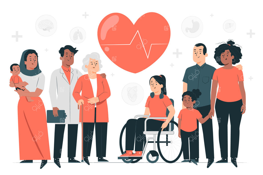 تصویرسازی مفهوم بهداشت عمومی