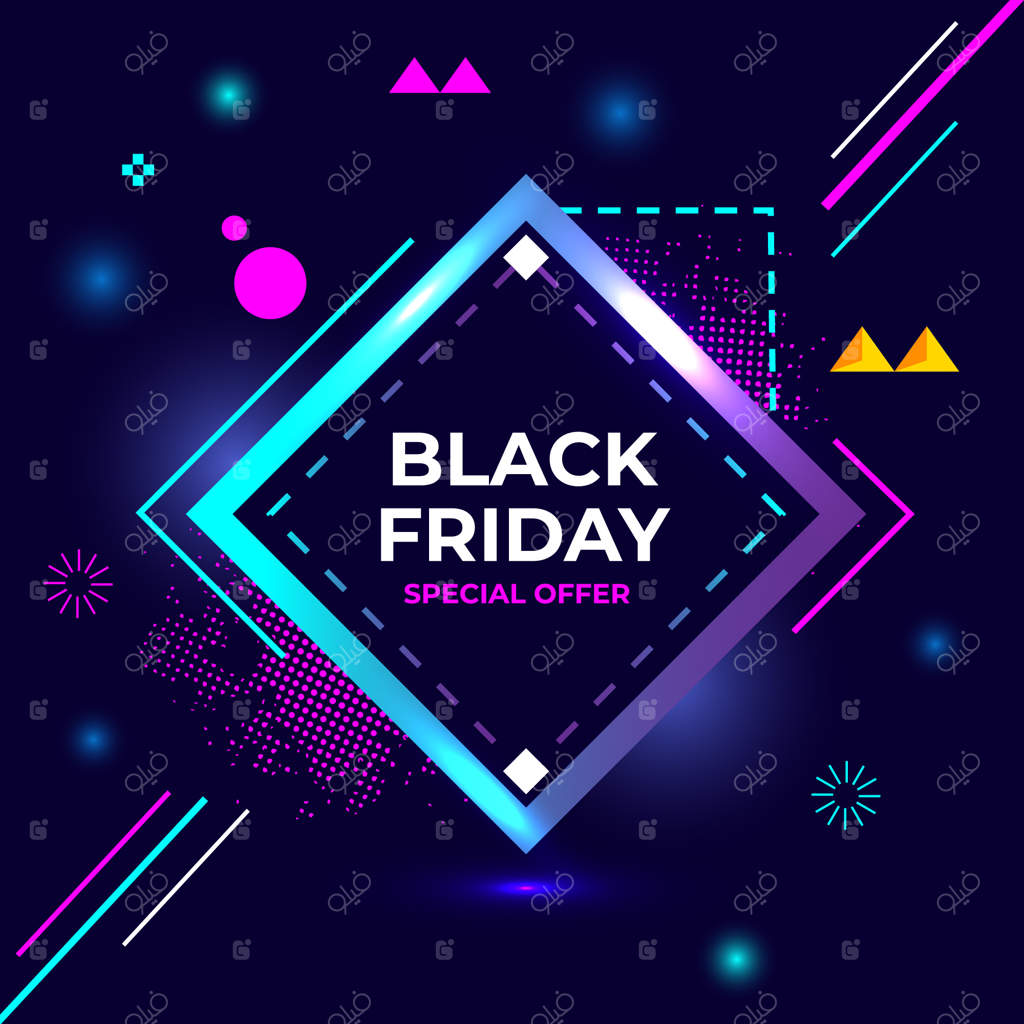 بنر خلاقانه تخفیف ویژه جمعه سیاه