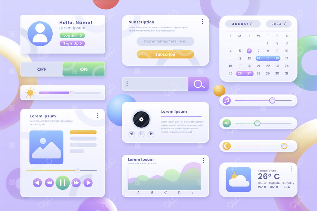 طراحی قالب رابط و تجربه کاربری