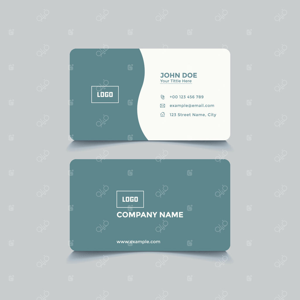 قالب طراحی کارت ویزیت مینیمالیستی