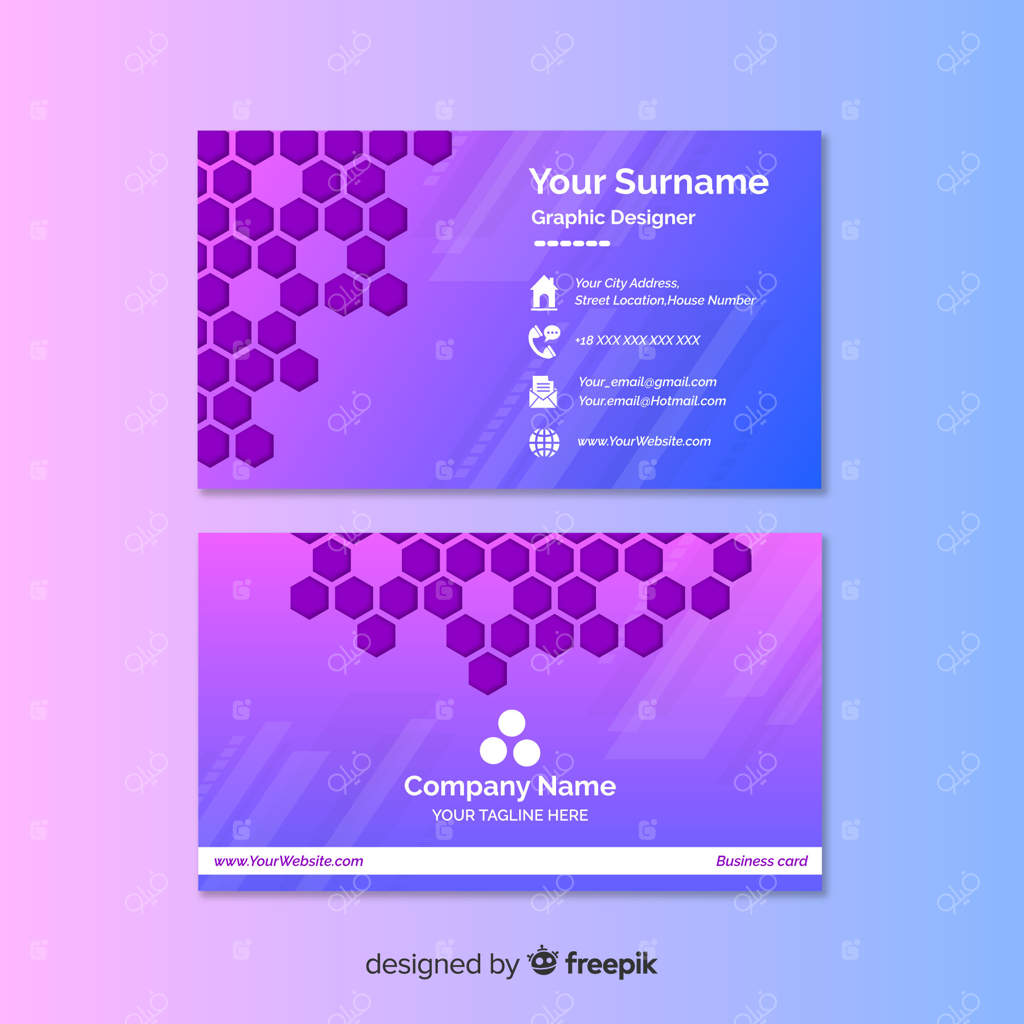 قالب کارت ویزیت