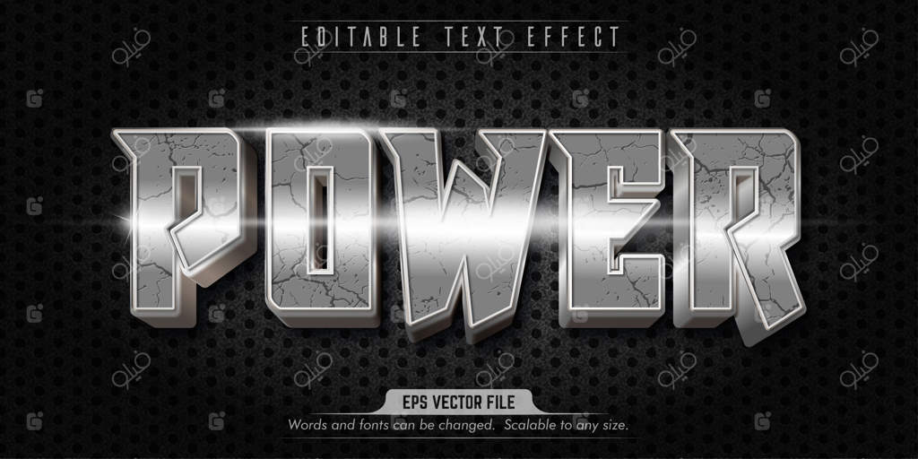 تأثیر متن قابل ویرایش با سبک قدرت