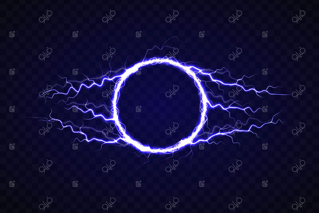 دایره الکتریکی با افکت رعد و برق
