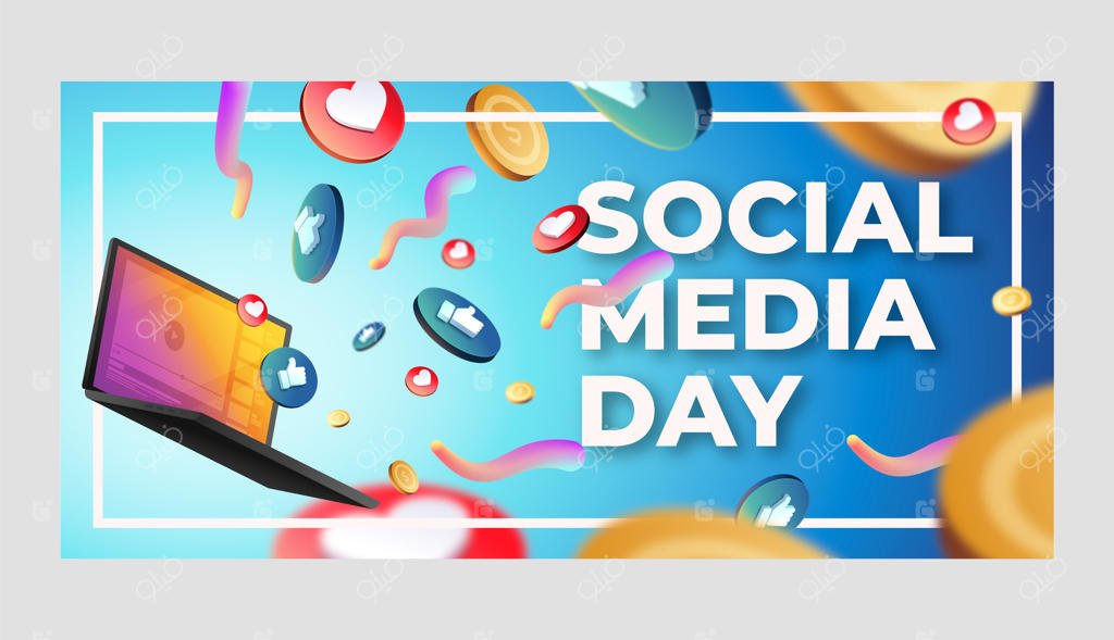 الگوی بنر روز شبکه‌های اجتماعی