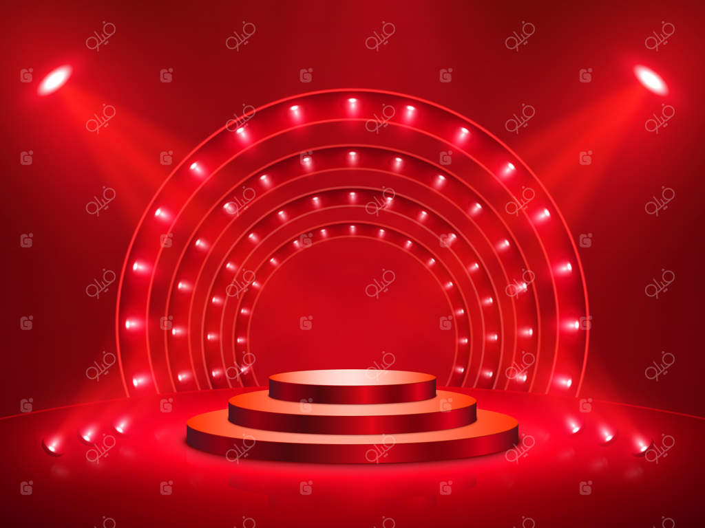 سکوی نورپردازی شده: صحنه‌ای برای مراسم اهدای جوایز