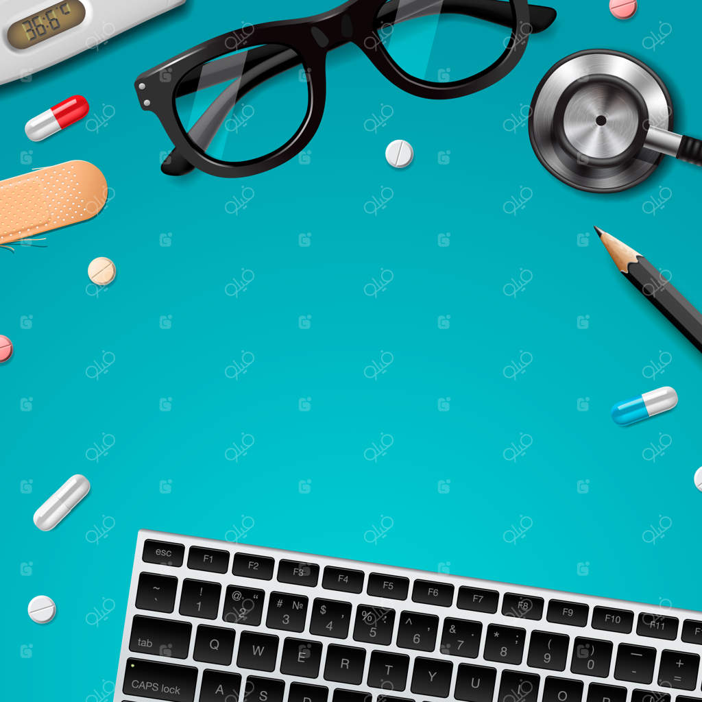 کمک‌های اولیه و تشخیص، مراقبت‌های بهداشتی، تحقیقات پزشکی و درمان. تصویرسازی برداری.