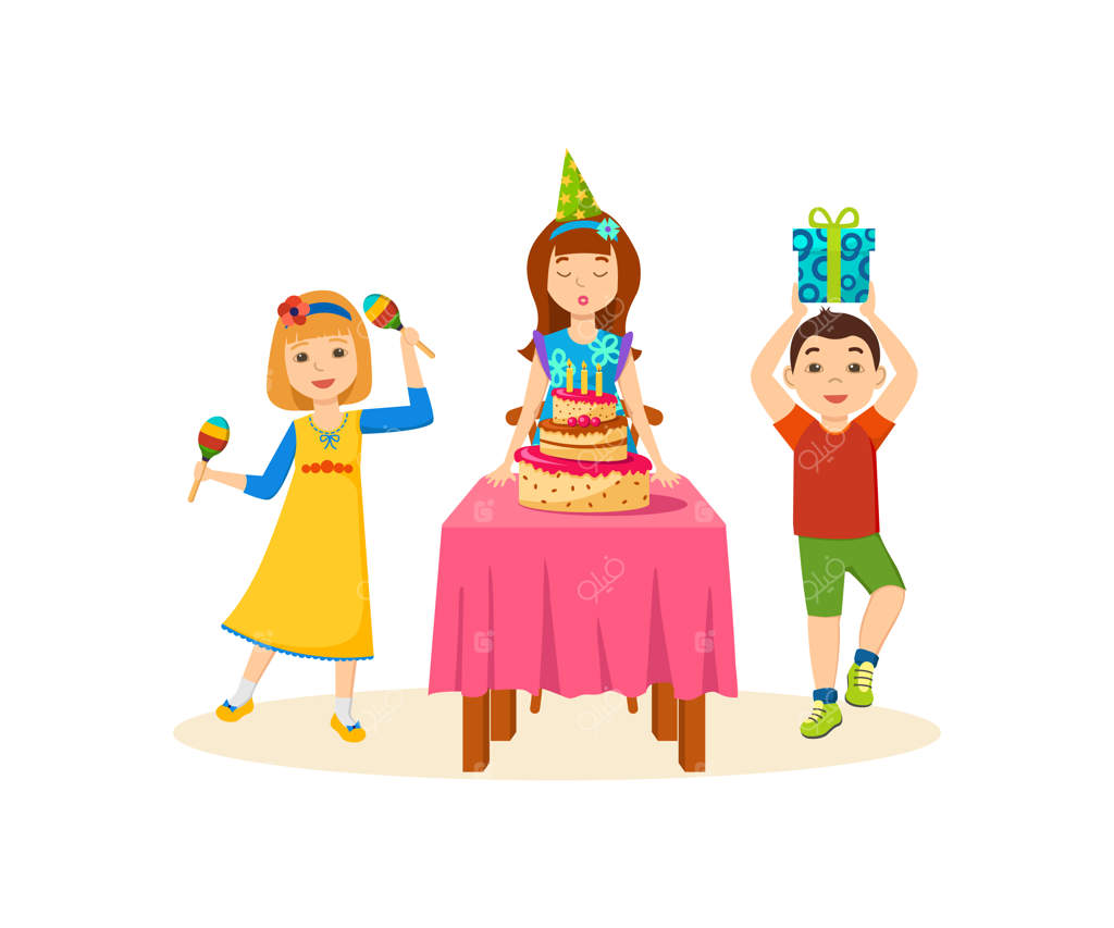 کودکان در یک شب جشن تولد شاد و سرگرم می‌شوند.