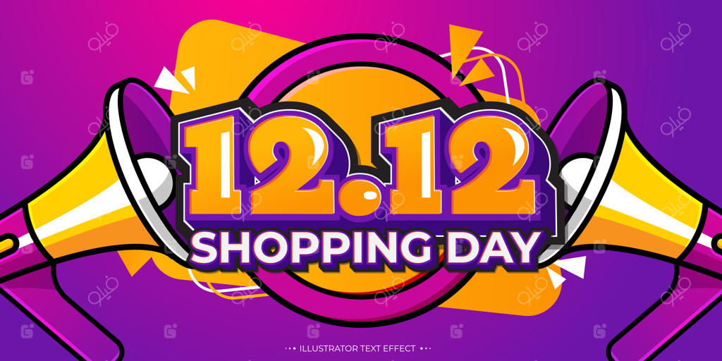 طراحی پوستر یا بروشور فروش آنلاین 12.12