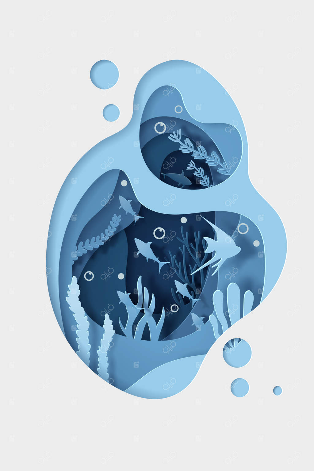 ساخت کاردستی با کاغذ: حیوانات زیر آب و اقیانوس‌ها