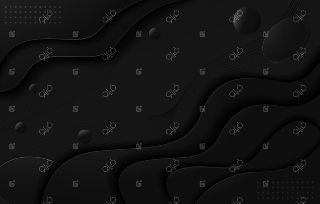 پس‌زمینه سیاه مدرن