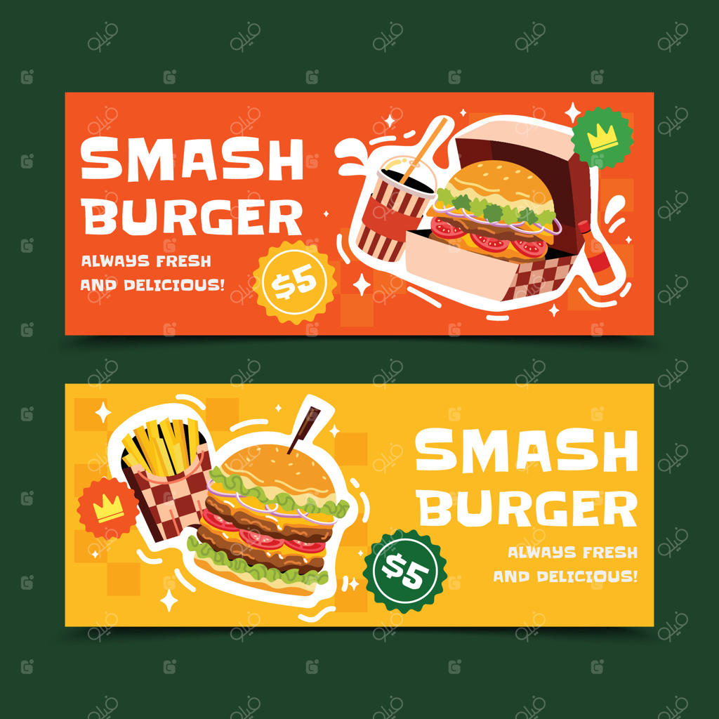 امروز در اسمش برگر از غذاهای لذیذ لذت ببرید! پرو وکتور