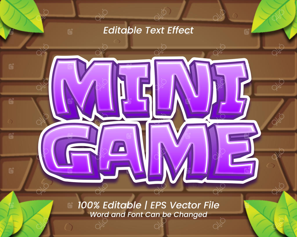 اثر متن قابل ویرایش - عنوان مینی بازی به سبک بازی کارتونی