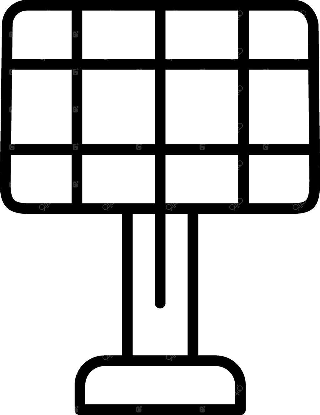 طراحی نماد آیکون پنل خورشیدی