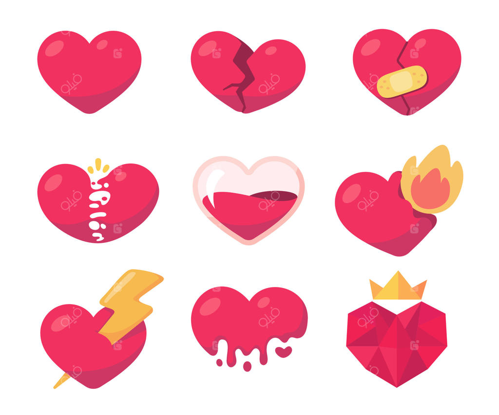 قلب شکسته: دل صورتی از طلاق با معشوقش دل‌شکسته و آزرده است.