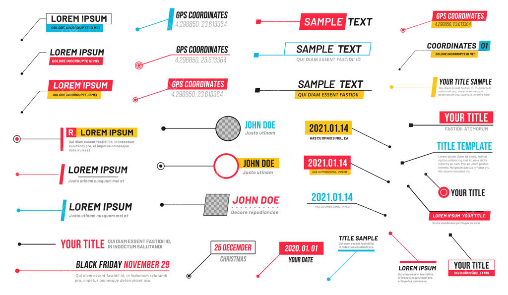 عناوین بنر اطلاعات، جعبه متن محتوا، ارائه اطلاعات برای ارتباط، تصویرسازی وکتور