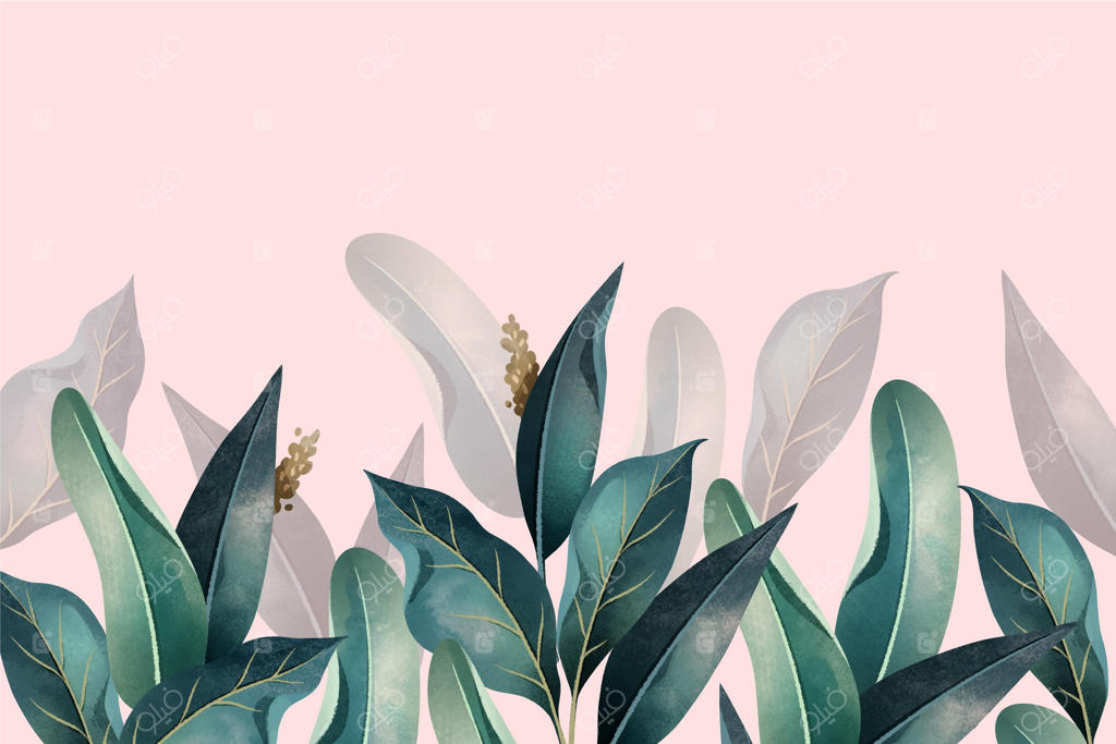 کاغذ دیواری دیواری با طرح‌های گرمسیری