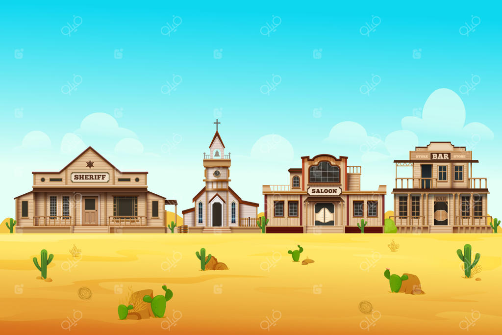 منظره طبیعت یا نمای خیابان در کشورهای غربی