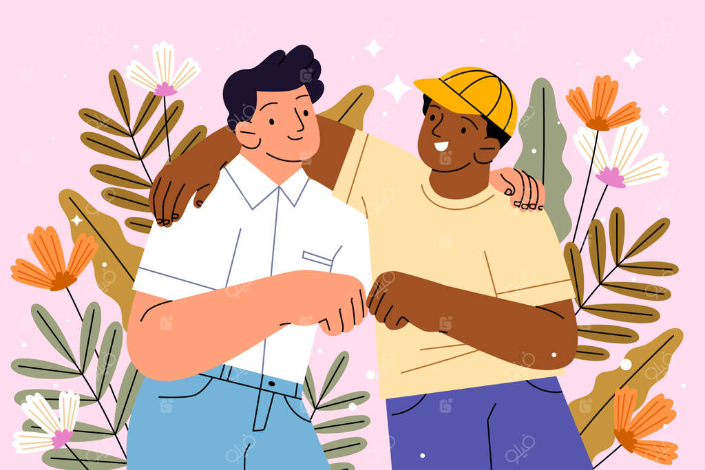 تصویرسازی برای جشن روز دوستی بین‌المللی